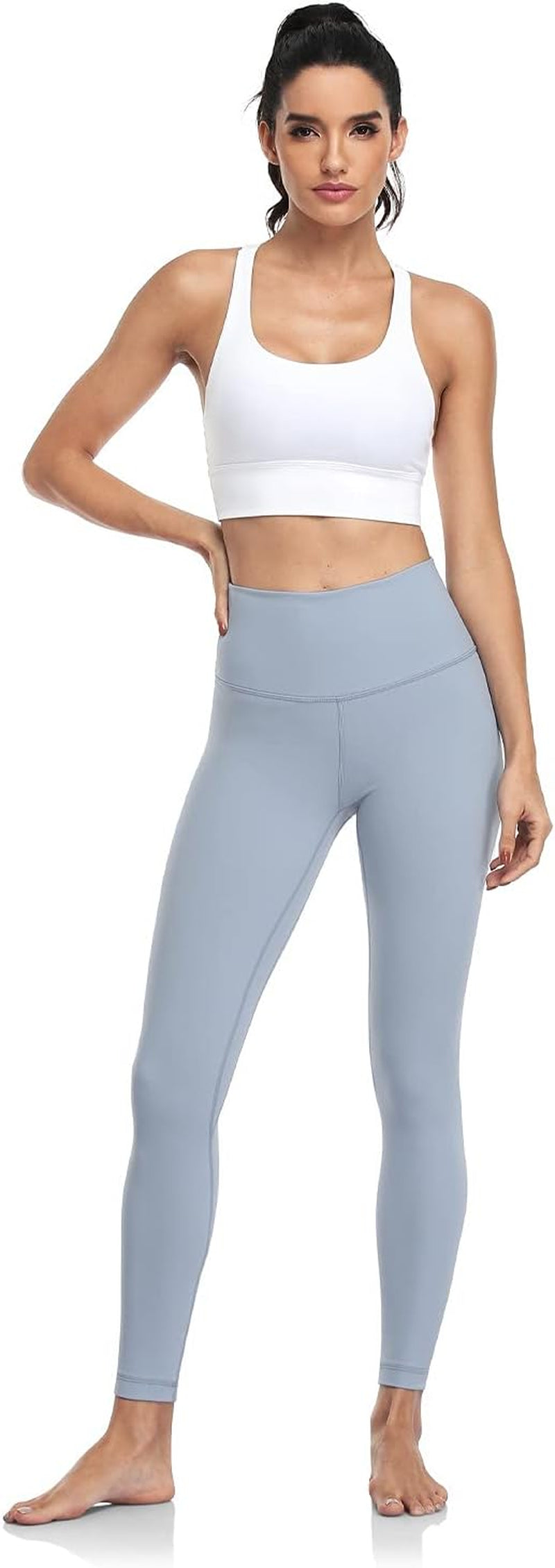 Essential Leggings 25'', High Waisted Comfortable Soft Athletic Yoga Pants