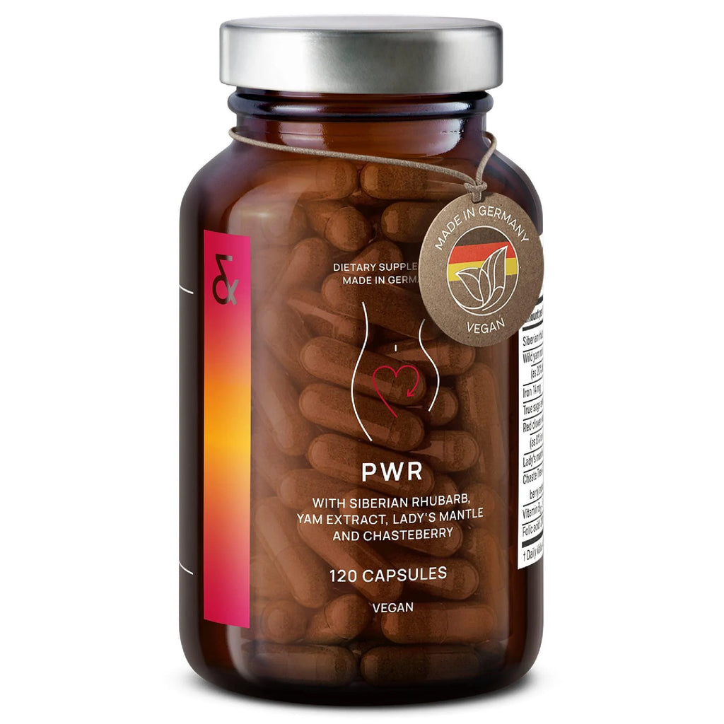 Natural Hormone Balance for Women PMS Relief with Siberian Rhubarb Wild Yam