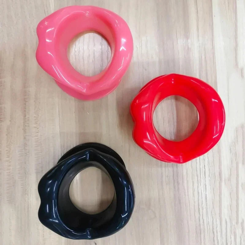 Face Slimmer Lip Trainer Silicone Face Lifting Lip Exerciser Mouth Muscle Tightener Tightening anti Wrinkle anti Aging Oral Exerciser Facial Slimmer Tool