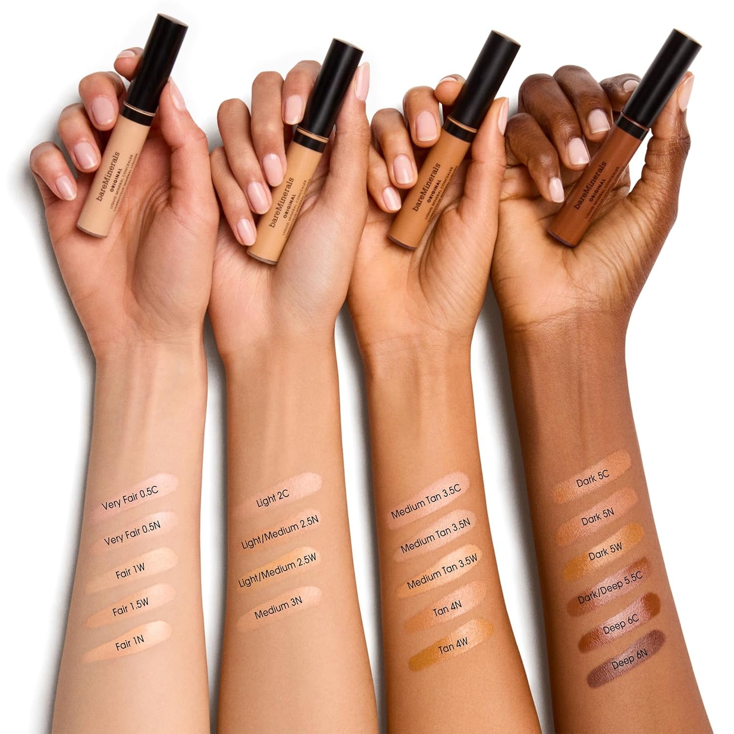 Bareminerals Original Liquid Mineral Concealer, Brightening Dark Circle Eye Concealer, Reduces Look of Fine Lines, Buildable Coverage, Vegan
