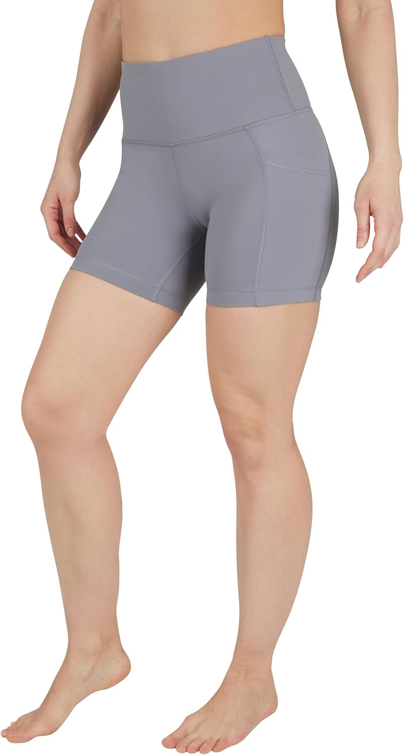 High-Waisted Biker Shorts with Side Pockets – 5”, 7”, 9”