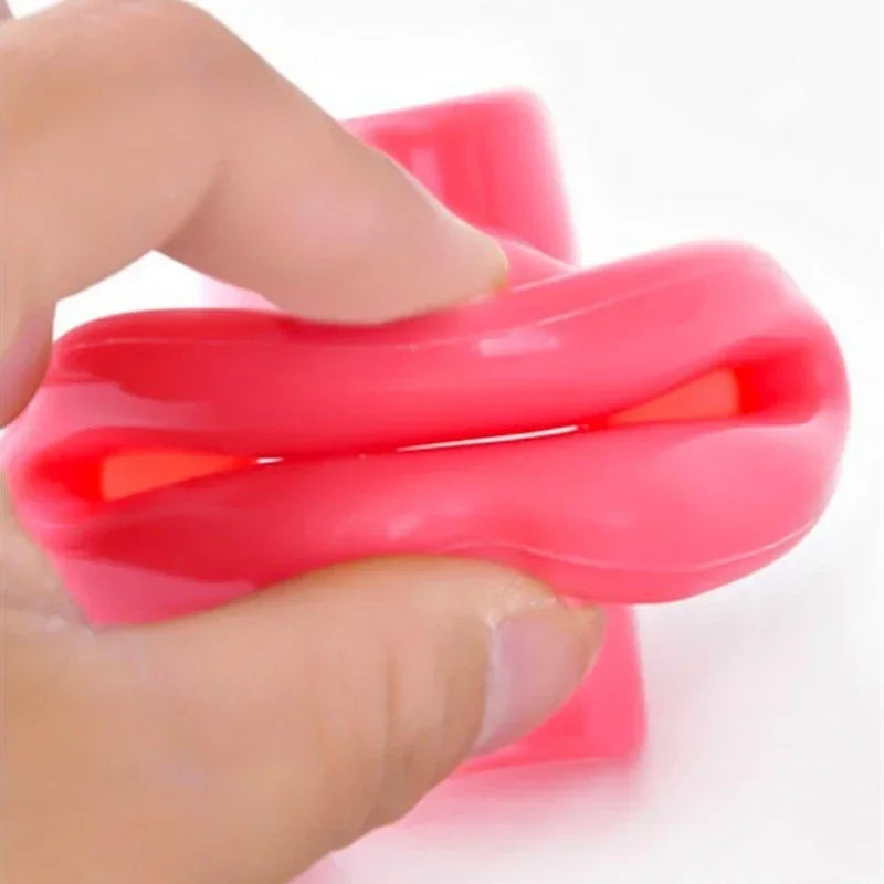Face Slimmer Lip Trainer Silicone Face Lifting Lip Exerciser Mouth Muscle Tightener Tightening anti Wrinkle anti Aging Oral Exerciser Facial Slimmer Tool