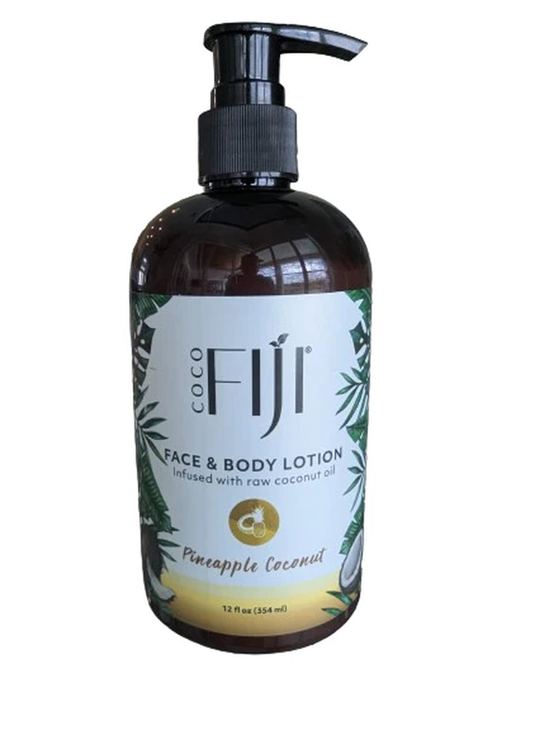 Face & Body Coconut Lotion - Pineapple Coconut (12Oz)
